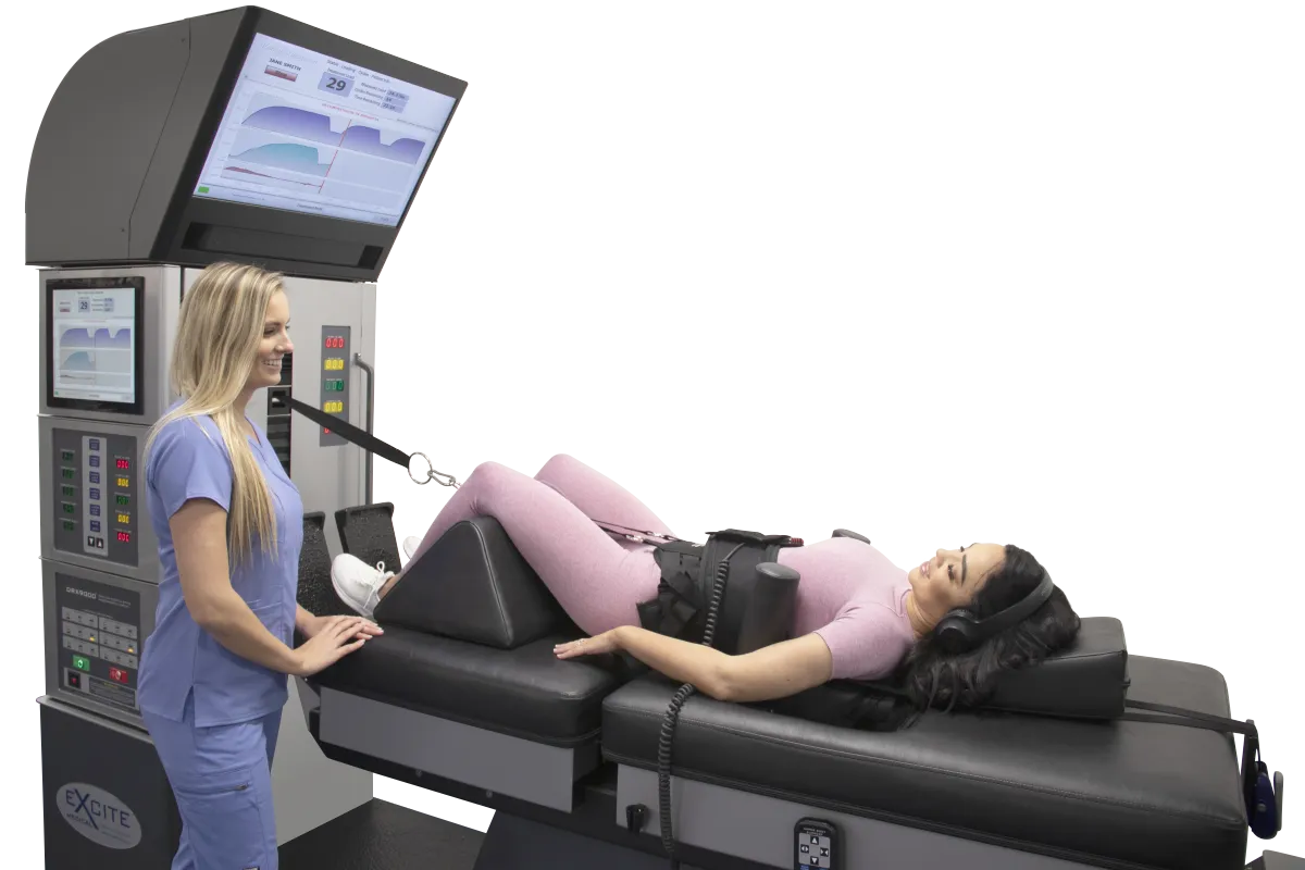 Non Surgical Spinal Decompression With The DRX9000