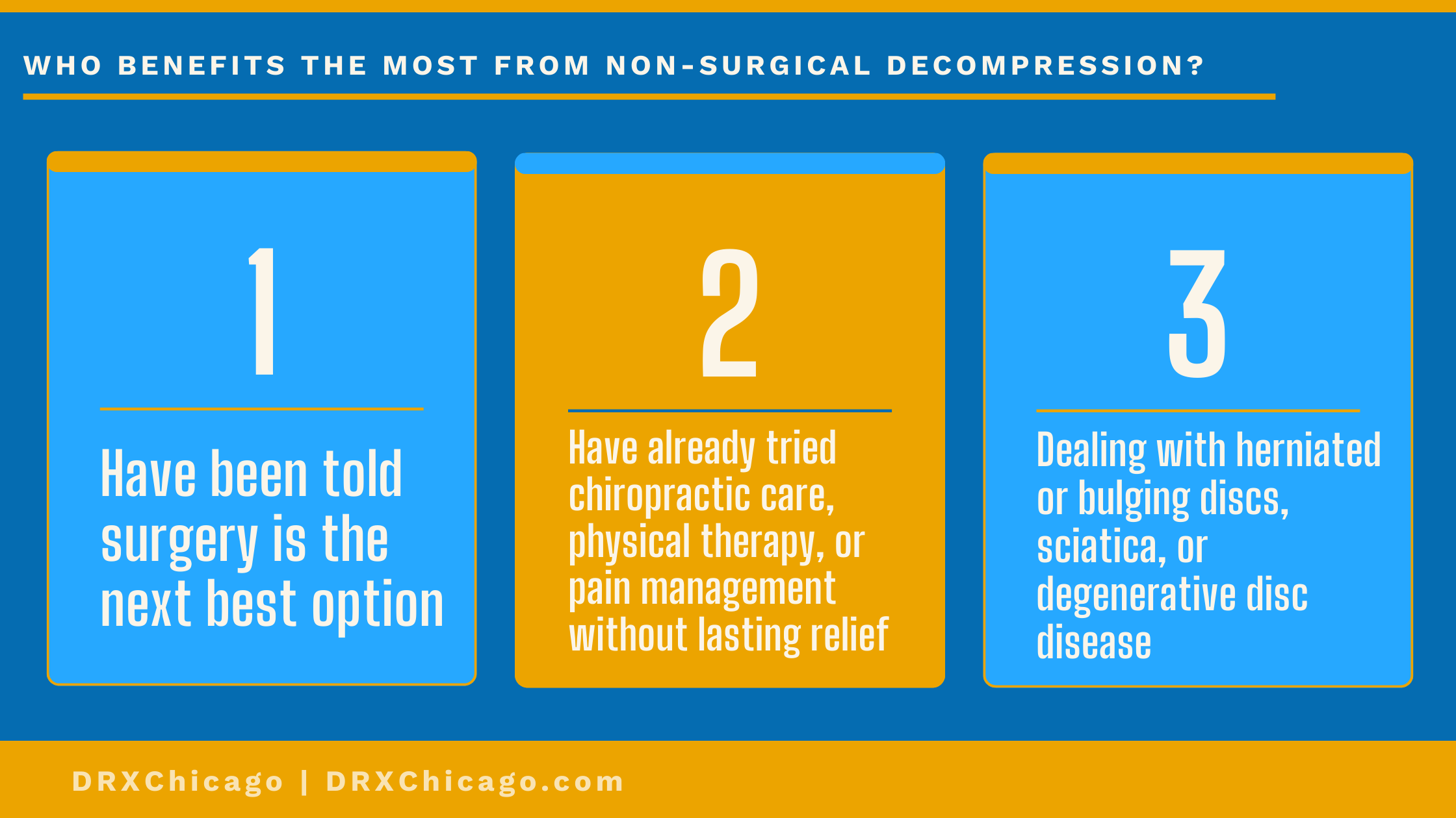 Who Benefits From DRX9000 Non Surgical Decompression