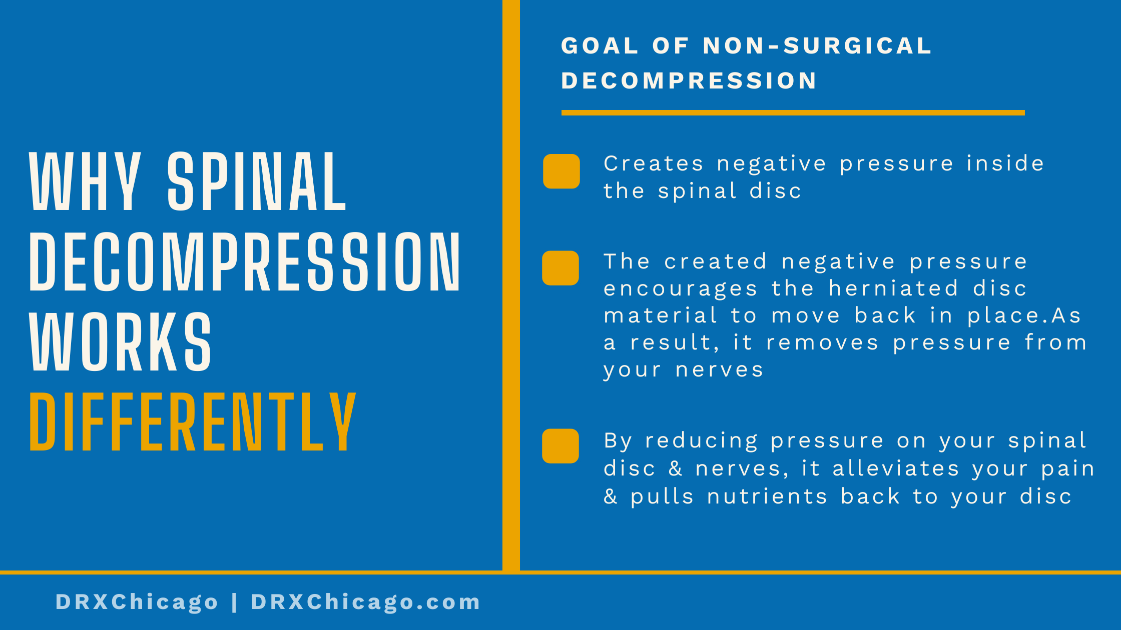 Why Spinal Decompression Differs From Traditional Chiropractic Care