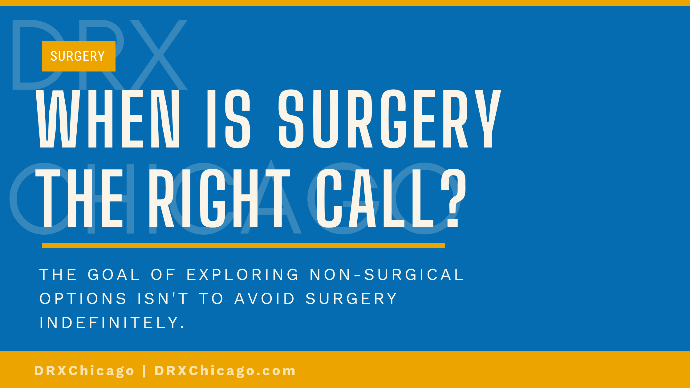 When Is Back Surgery The Right Choice Vs Non-Surgical Spinal Therapy